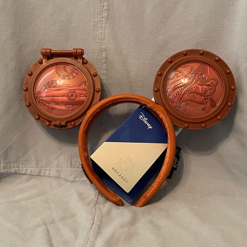 Disney Brown Steampunk Pirate Mickey Ears Headband